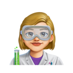 Emoji Cientista Mulher Pele Clara Média Emojis para Copiar