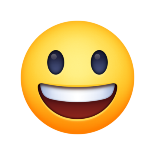 😃, Emoji Rosto sorridente com olhos grandes facebook