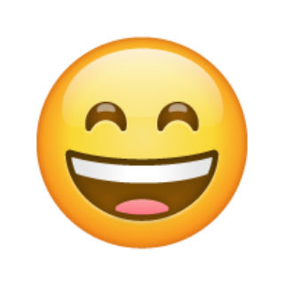 😄, Emoji Rosto sorridente com olhos sorridentes whatsapp