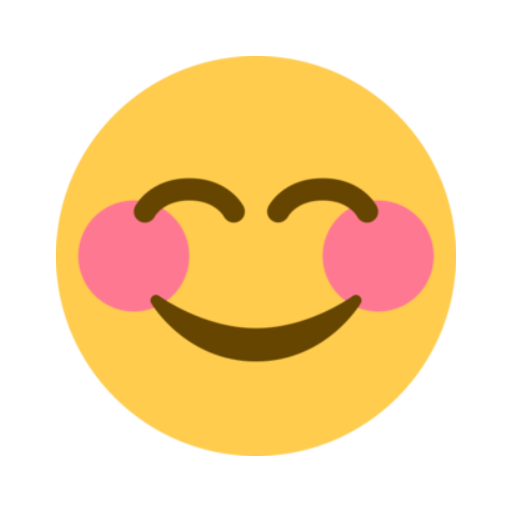 😊 Emoji Rosto sorridente e com olhos sorridentes Twitter