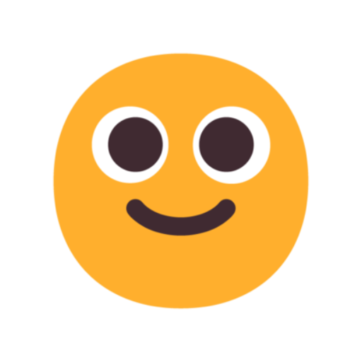 🙂, Emoji Rosto ligeiramente sorridente Microsoft