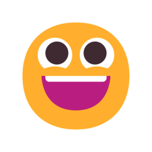 😀, Emoji Rosto sorridente microsoft