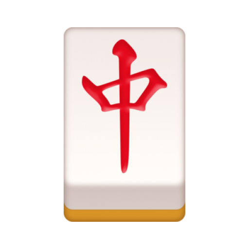 🀄 Mahjong red dragon emoji