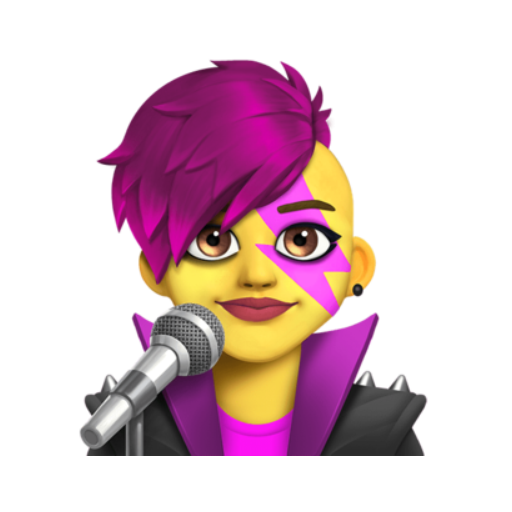 👩‍🎤 Emoji Cantora Mulher - Emojis para Copiar