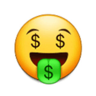 🤑 Emoji Cara de boca de dinheiro Samsung
