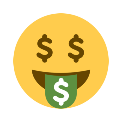 🤑 Emoji Cara de boca de dinheiro Twitter