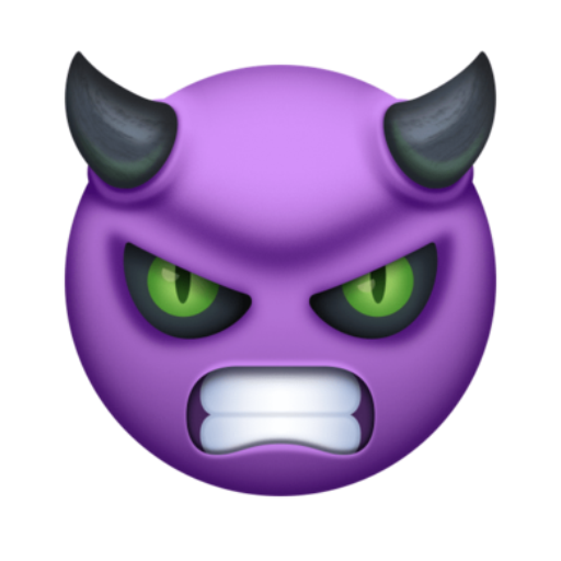 Emoji Angry Face with Horns