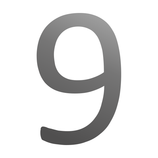 Emoji Dígitos Nove