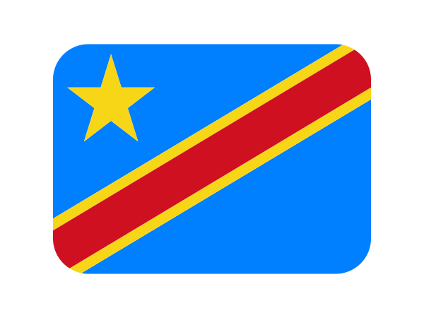 Emoji Flag Congo - Kinshasa