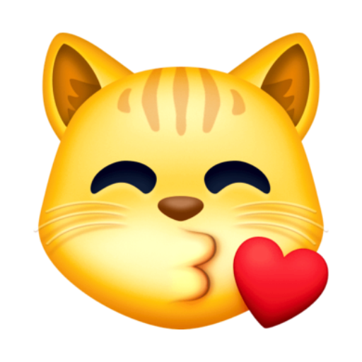 Emoji Kissing Cat