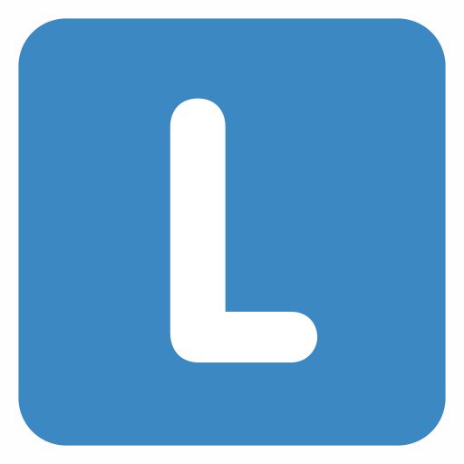 Emoji Letra L