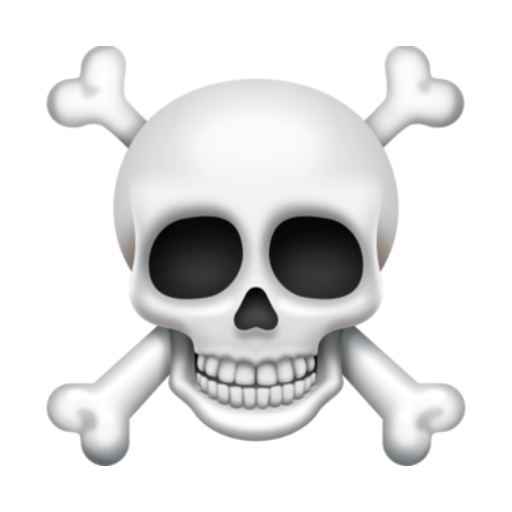 Emoji Skull and Crossbones