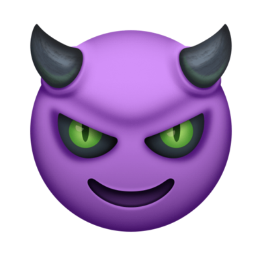 Emoji Smiling Face with Horns