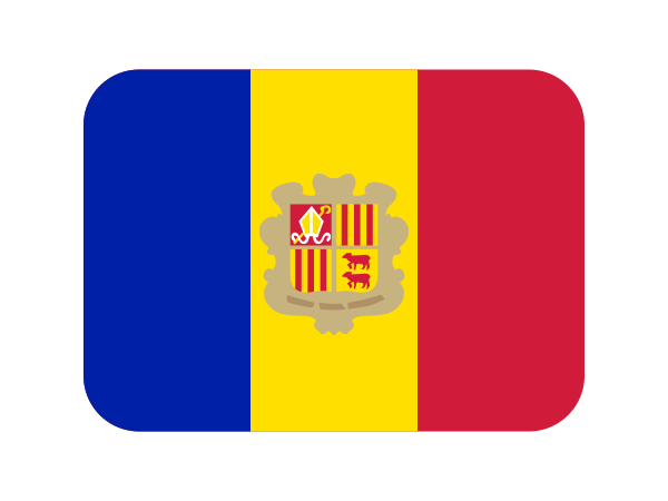 Emoji Bandeira Andorra