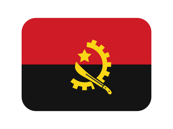 Emoji Bandeira Da Angola