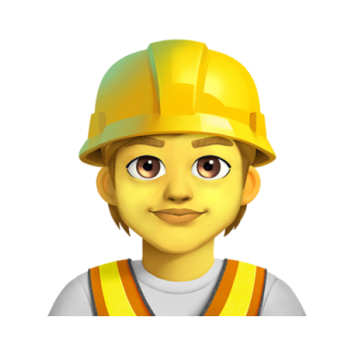 👷 Emoji Trabalhador de Construção Civil - Emojis para Copiar