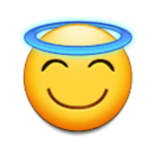 😇 Emoji  sorriso com aureola Samsung