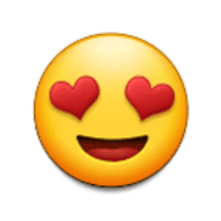 😍 Emoji olhar apaixonado Samsung