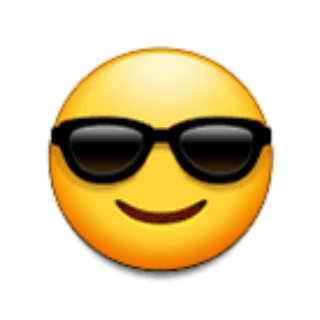 😎 Emoji Sorriso de Óculos samsung
