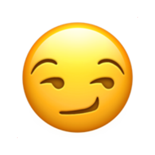😏 Emoji sorriso malicioso Apple