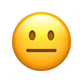 😐 Emoji Rosto Sem Emoção Apple