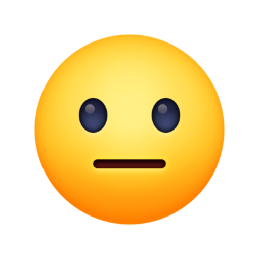 😐 Emoji Rosto Sem Emoção 
Facebook