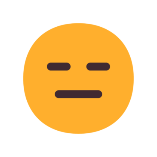😑 Emoji sem expressão microsoft