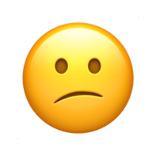 😕 Emoji Rosto Confuso Apple