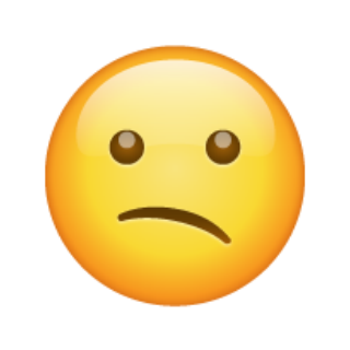 😕 Emoji Rosto Confuso whatsapp