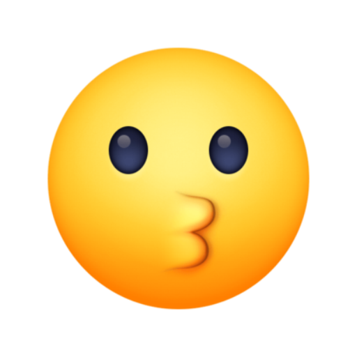 😗 Emoji rosto com beijo FaceBook