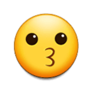 😗 Emoji rosto com beijo Samsung