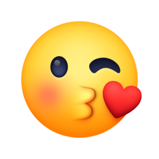😘 Emoji jogando beijos Facebook