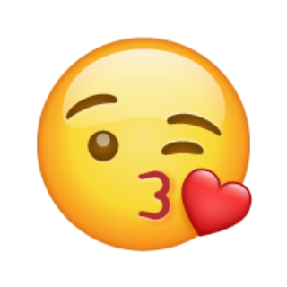 😘 Emoji jogando beijos WhatsApp