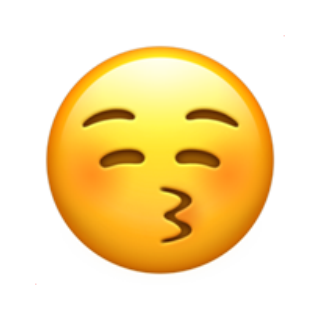 😚 Emoji Beijando Apple