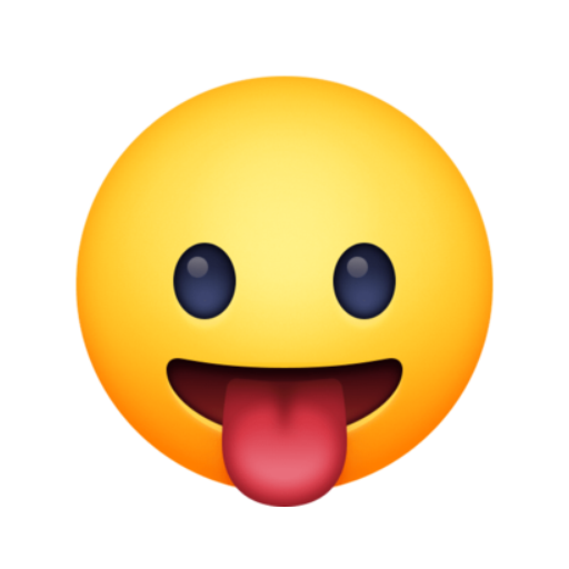 😛 Emoji língua para fora Facebook