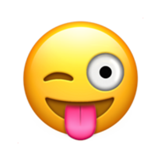 😜 Emoji piscando e mostrando a língua Apple