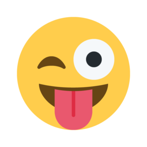 😜 Emoji piscando e mostrando a língua Twitter