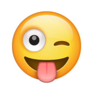 😜 Emoji piscando e mostrando a língua WhatsApp