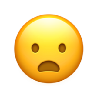 😦 Emoji Assustado Apple