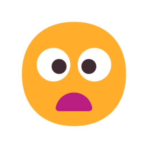 😦 Emoji Assustado microsoft