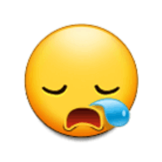 😪 Emoji Cara de Sono Samsung