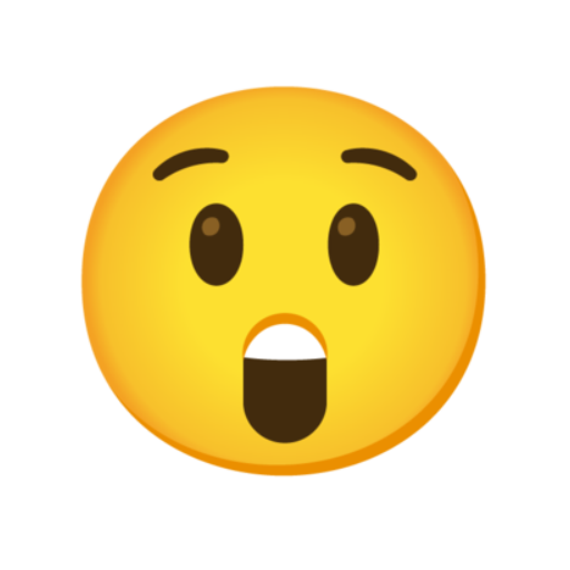 😲 Emoji Rosto Espantado Google