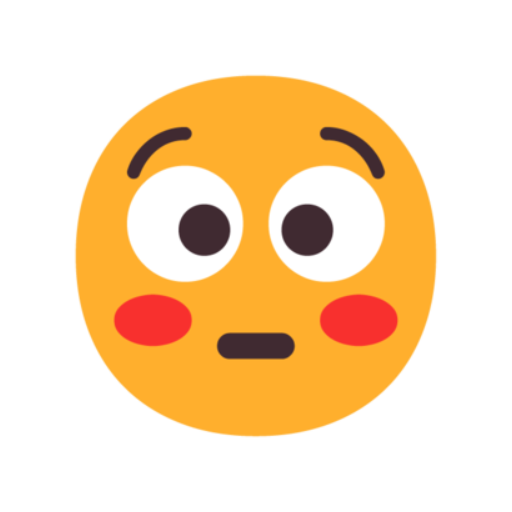 😳 Emoji Cara Corada microsoft
