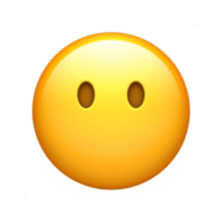 😶 Emoji Rosto Sem Boca Apple