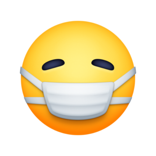 😷 Emoji Rosto com Máscara Facebook
