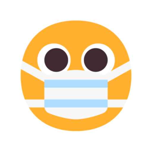 😷 Emoji Rosto com Máscara Microsoft