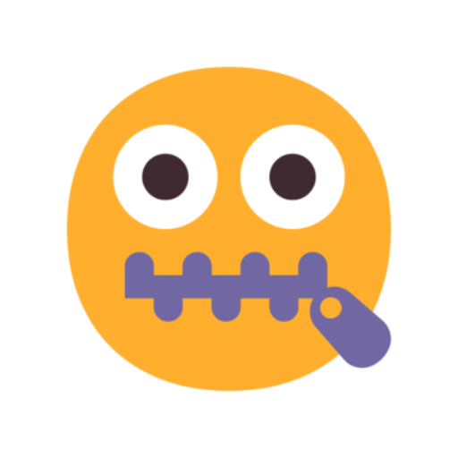 🤐 Emoji Boca Fechada Microsoft