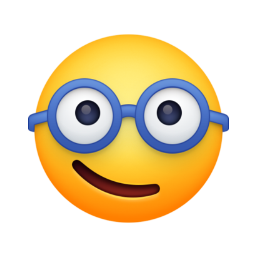 🤓 Emoji Cara de Nerd Facebook