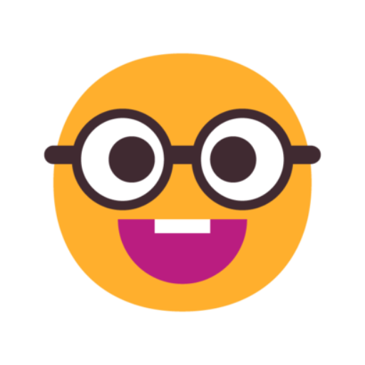 🤓 Emoji Cara de Nerd Microsoft