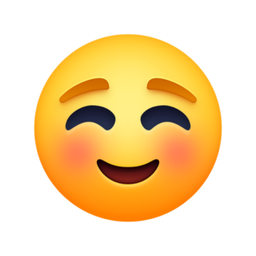 ☺️ Emoji rosto sorrindo Facebook